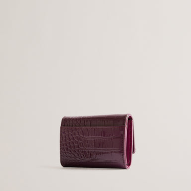 Women's Conilya-Imitation Croc Purse Maroon