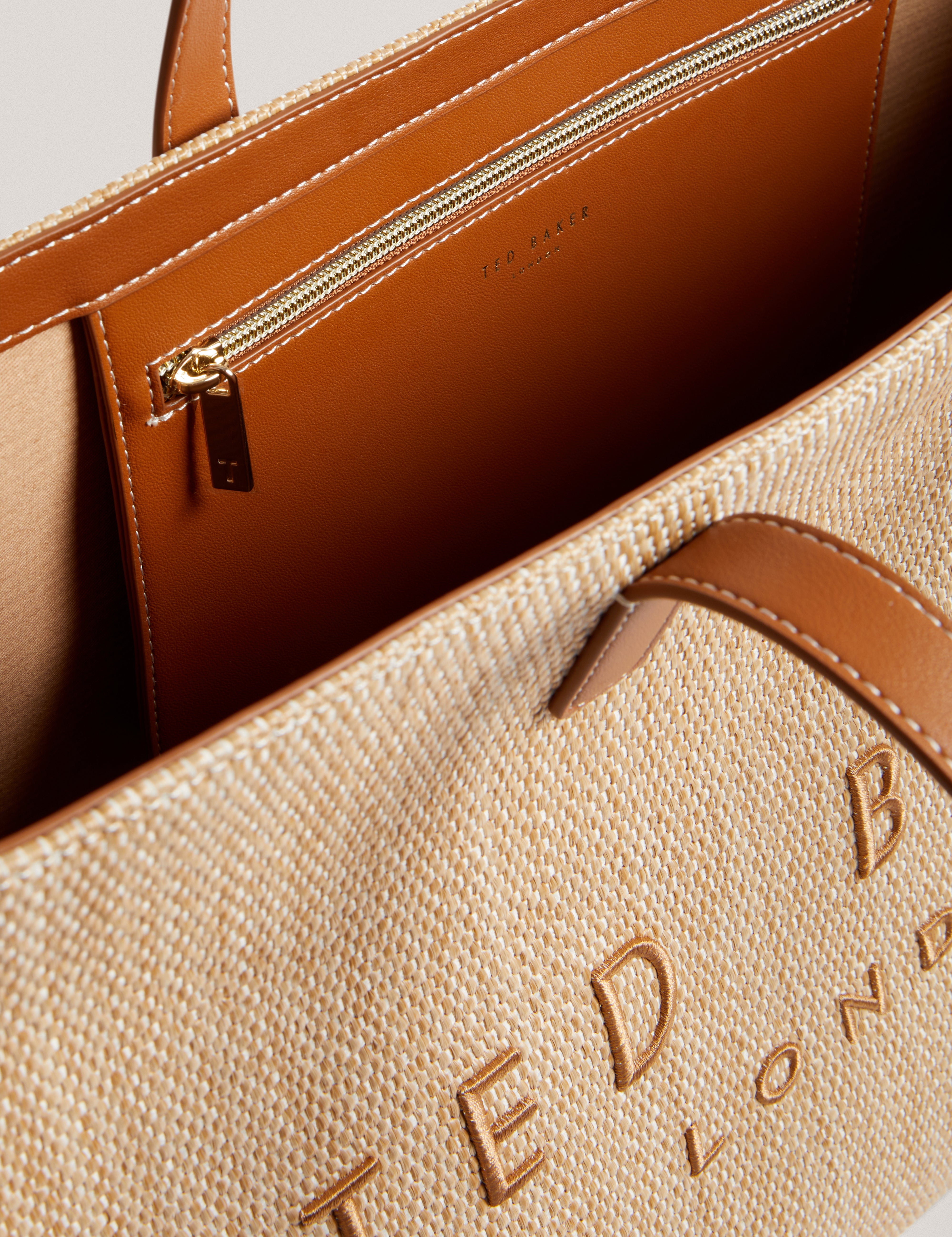 Women's PALLMER-Faux Raffia Large Icon Bag