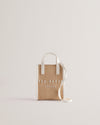 Women's Paulii-Faux Raffia Mini Icon Bag Ecru