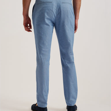 Men's Ribbans-Denim Look Chino Lt-Blue