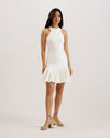 Women's Elzaaa-Racer Knitted Mini Dress Ivory