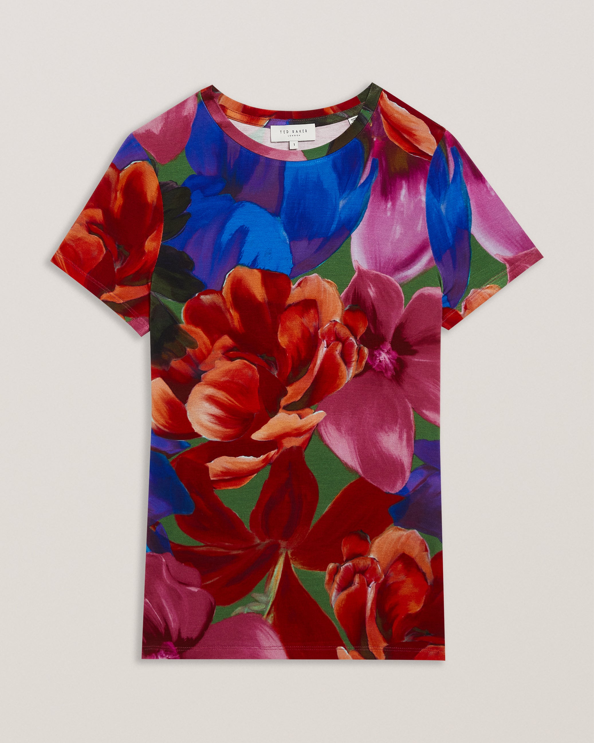 Women's Juhana-Printed Fitted Tee Multicol