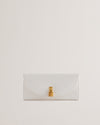 Women's Wesmina-Padlock Detail Large Purse Ecru