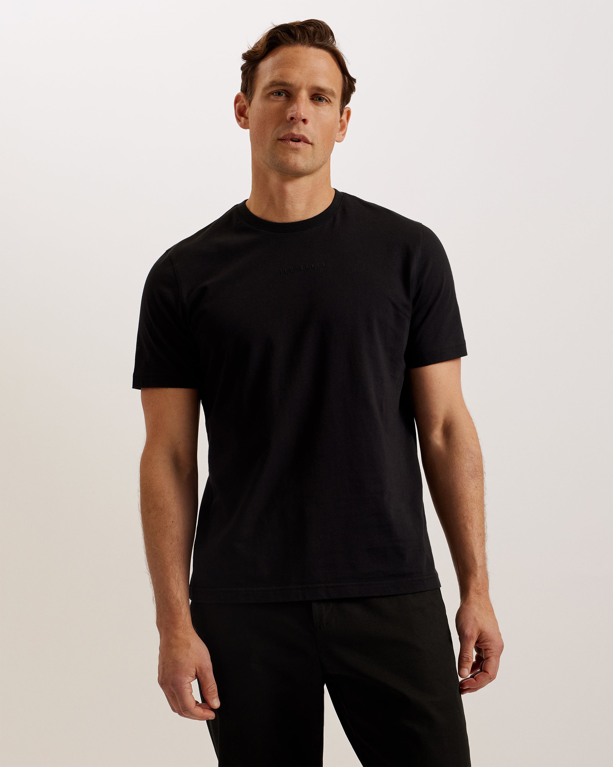 Mens WISKIN-SS Regular Branded T-Shirt