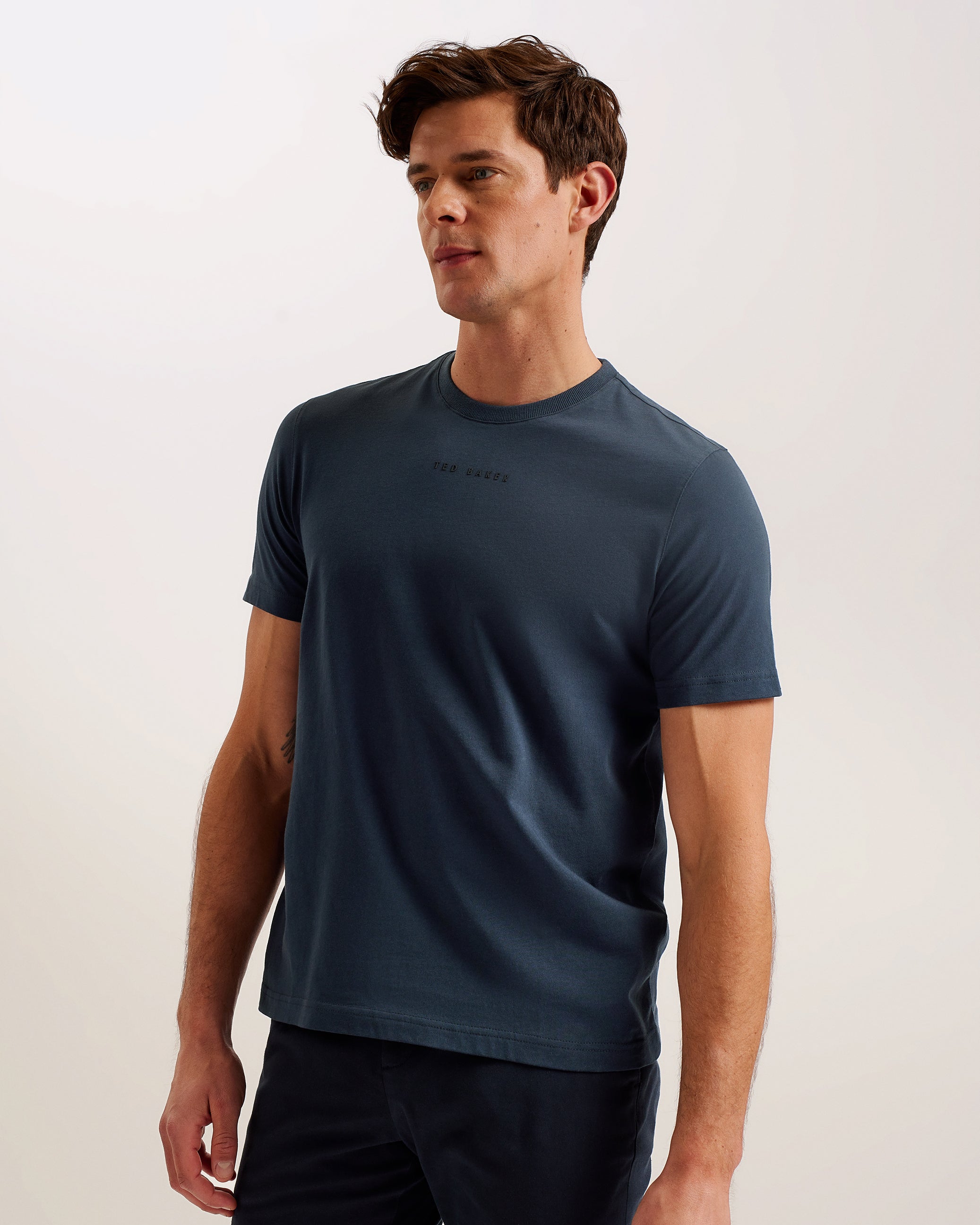 Men's WISKIN-SS Regular Branded T-Shirt