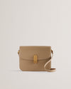 KKAYLI: Polished Leather Satchel Bag