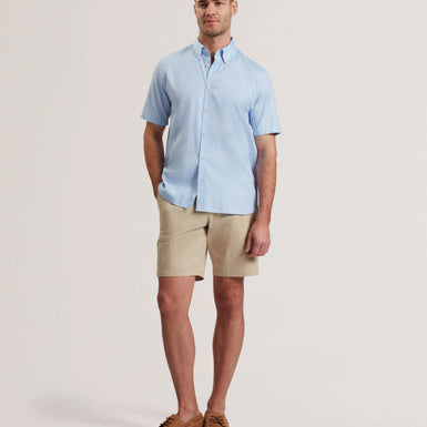 ALYTH: Ss Regular Branded Oxford Shirt