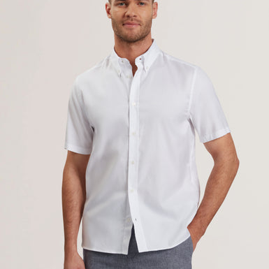 Alyth-SS Regular Branded Oxford Shirt
