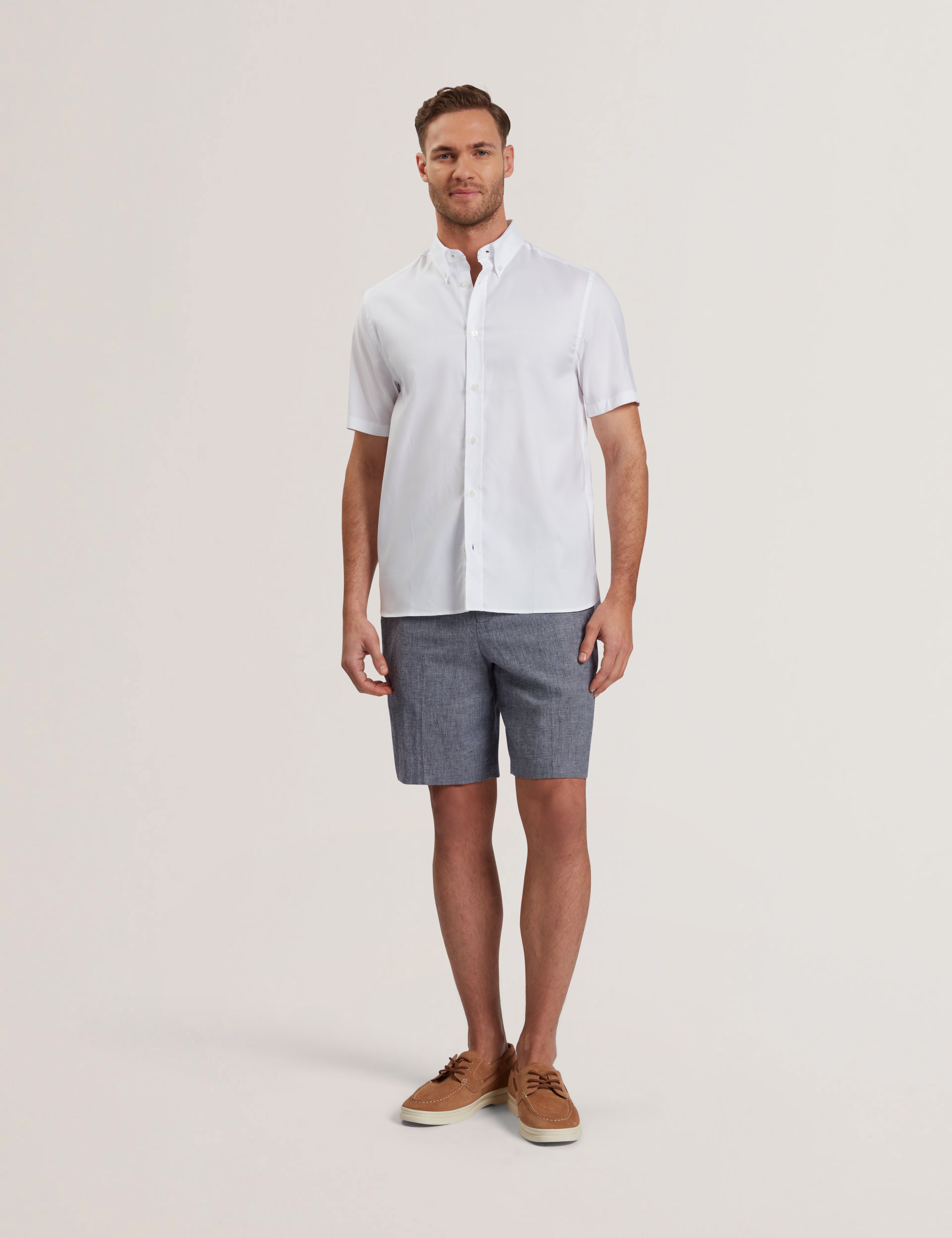 Alyth-SS Regular Branded Oxford Shirt