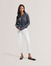 Women's ILHAA-Textured Stripe Knitted Cardigan
