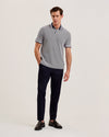 Men's Phenes-Ss Regular Fit Textured Polo Navy