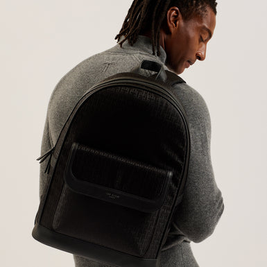 Men's Tedrik-T Jacquard Backpack Black