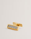 Men's Carbie-Carbon Fibre Cufflinks Gold