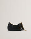 Women's Essiy-Webbing Leather Crossbody Bag Black