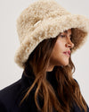 FLUFFYI: Faux Shearling Bucket Hat