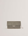 Women's Kristn-Crystal Long Fold Over Crossbody Silver