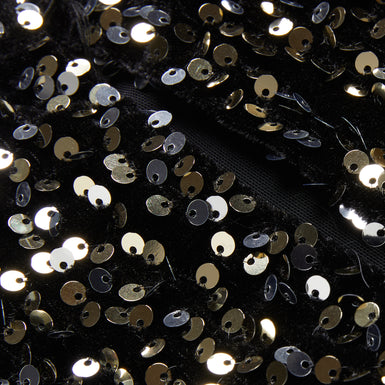 ZARHAAA: Velvet Sequin Short Sleeve Tee