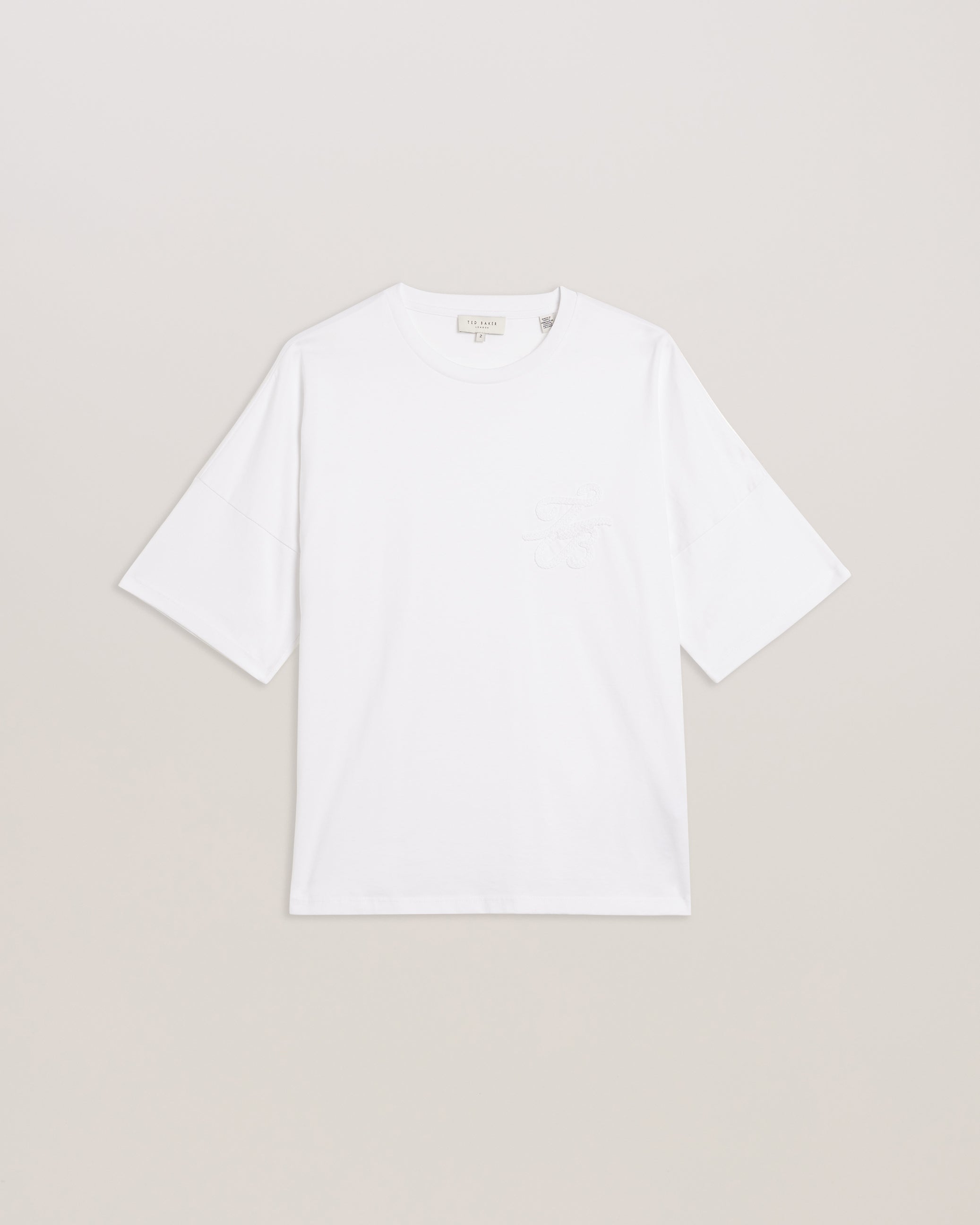 Women's Malorry-Branded Boxy Tee With Short Sleeve White