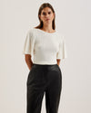 Women's IIVANNA-Crew Neck Fluted Sleeve Knit