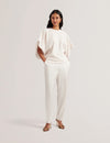 Women's Cherika-Bat Wing Sleeve Top Ivory