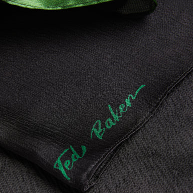 Women's Cresiii-Silk Printed Cape Black