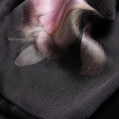 Women's Cresiii-Silk Printed Cape Black