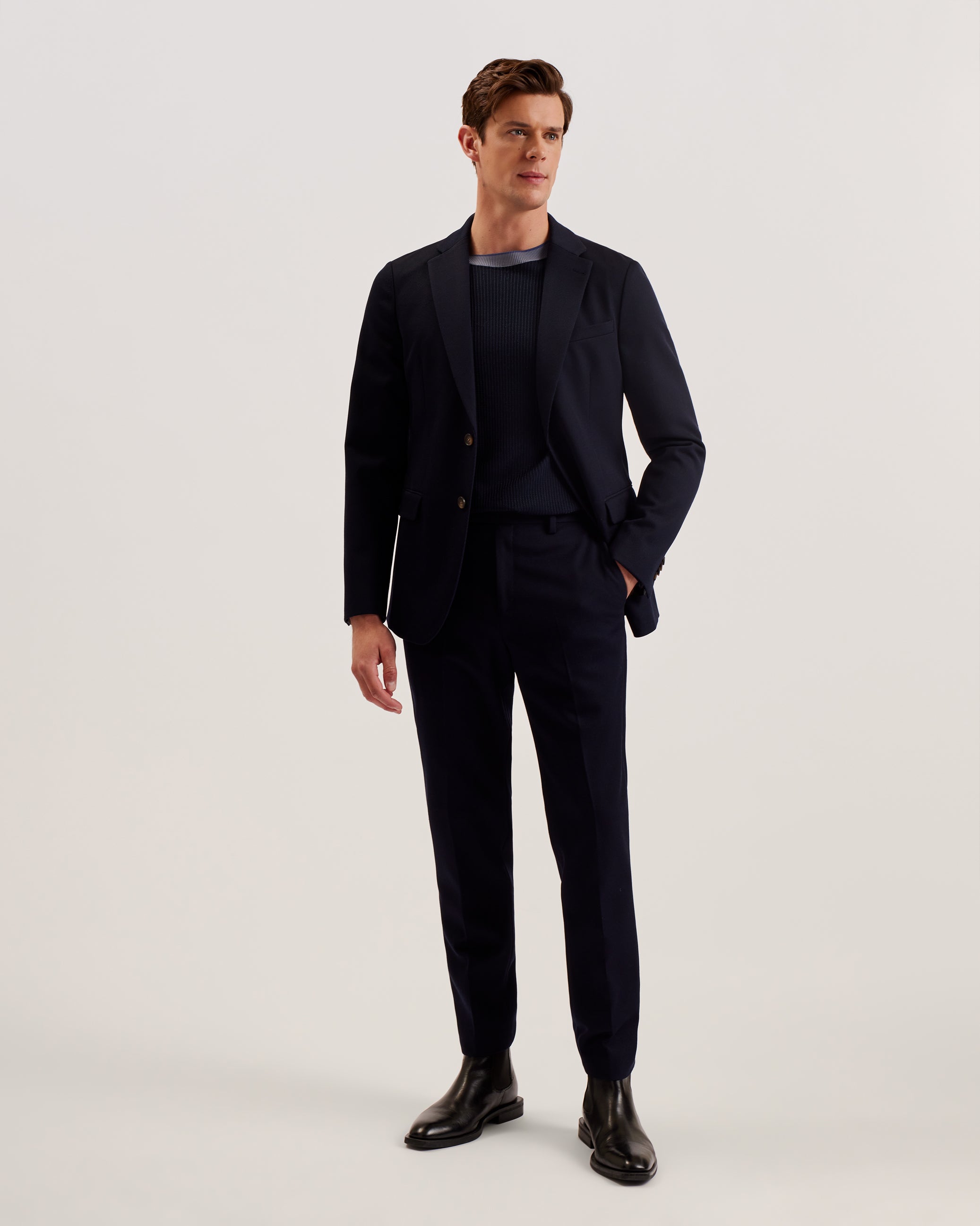 Men's Nalfanj-Cavalry Twill Sb2 Blazer Navy