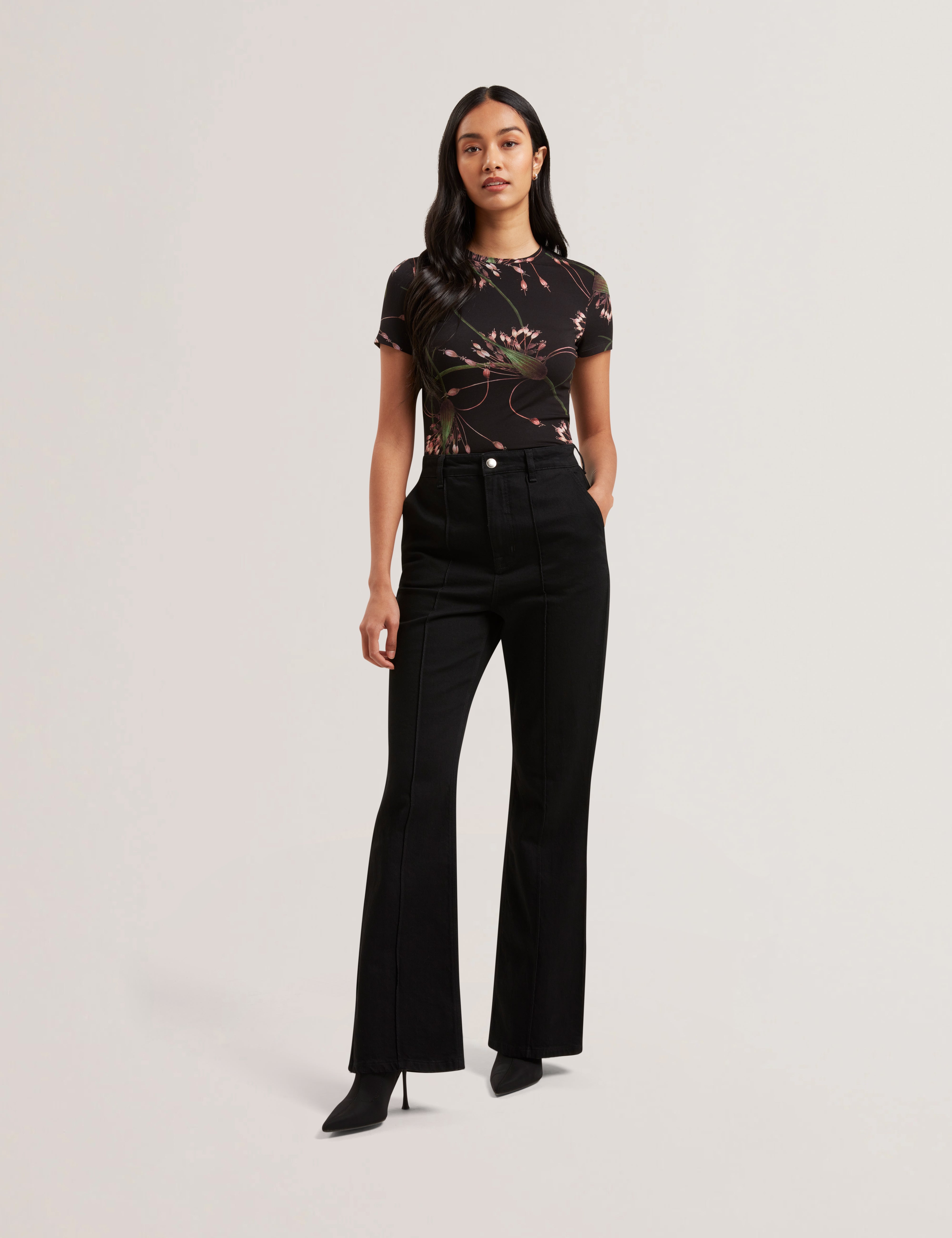 Women's LEXIII-Printed Fitted Tee