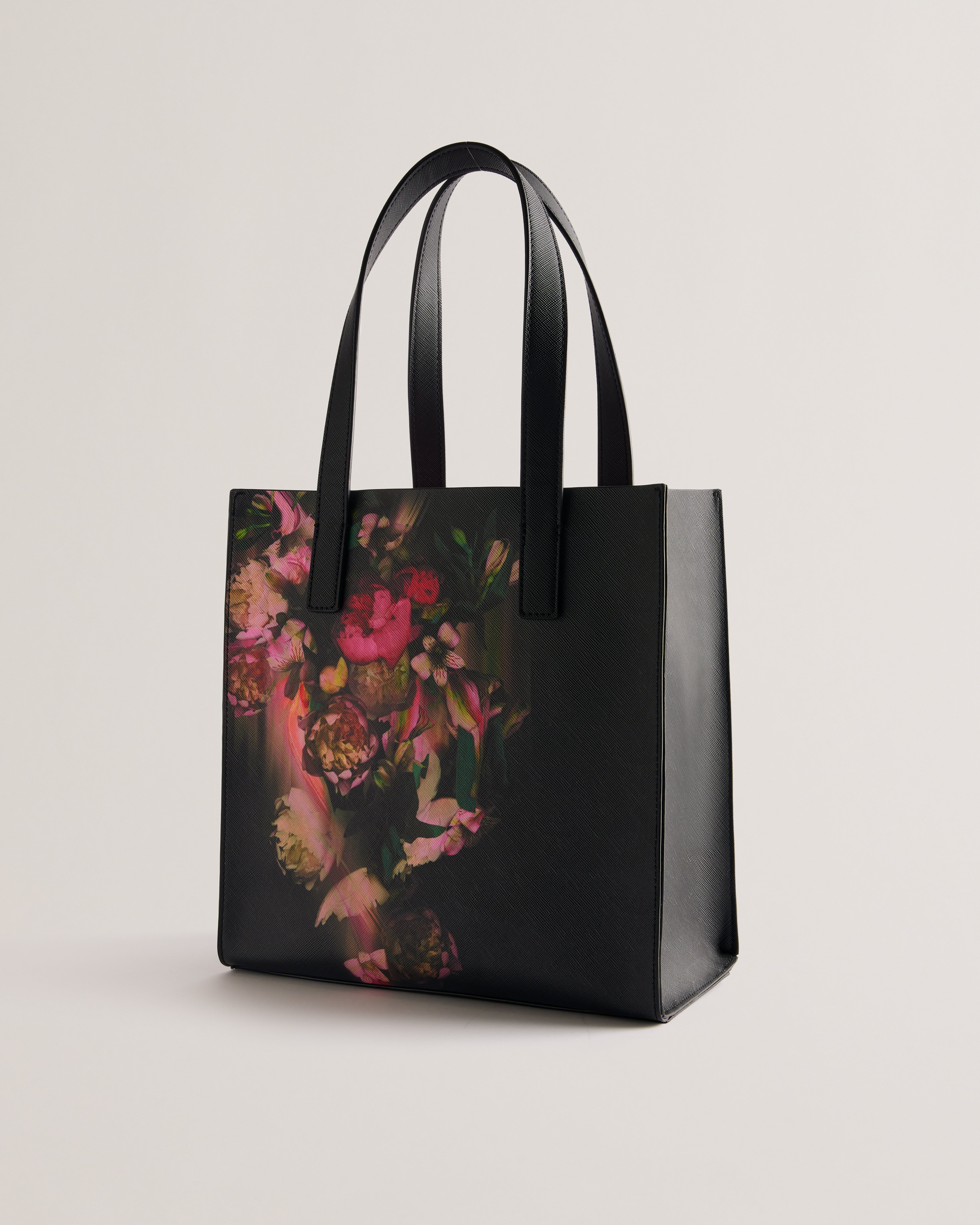 Women's Saley-Printed Floral Small Icon Bag Black