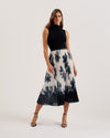 Women's Emista-Printed Pleated Midi Skirt Ivory
