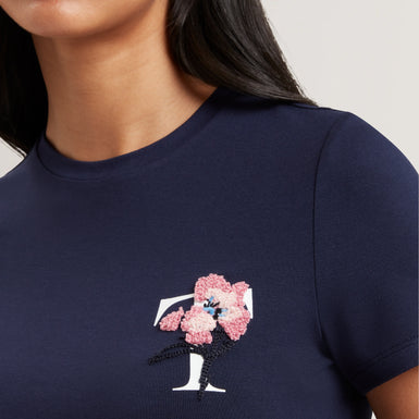 Women's CARNELA-Embroidered Logo Short Sleeve