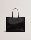 Women's HALSEA-TB Script Padded Nylon Medium Black