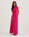 Women's Ereas-Drape Detail Slip Maxi Dress Pink
