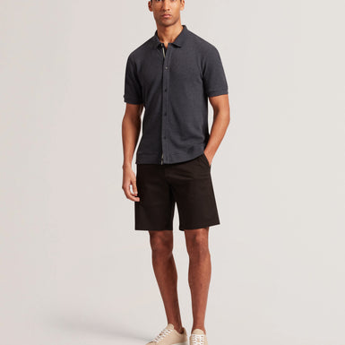 Men's CONNYR-SS Regular Button Through Polo