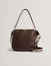 Women's WILLDA-Branded Webbing Leather Hobo Bag