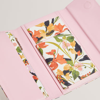 JACIIIE: Floral Printed Travel Wallet