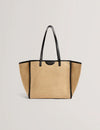 Women's BARNI-Faux Raffia Large Shopper Bag