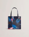 FEAKKON: Feather Print Large Icon Bag Navy
