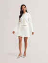 Women's CAMIES-A Line Knit Skirt Ivory