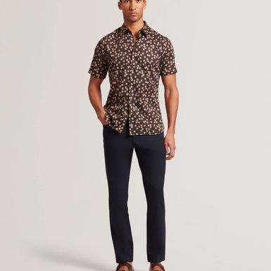 Men's NIKSHO-SS Slim Ditsy Floral Shirt
