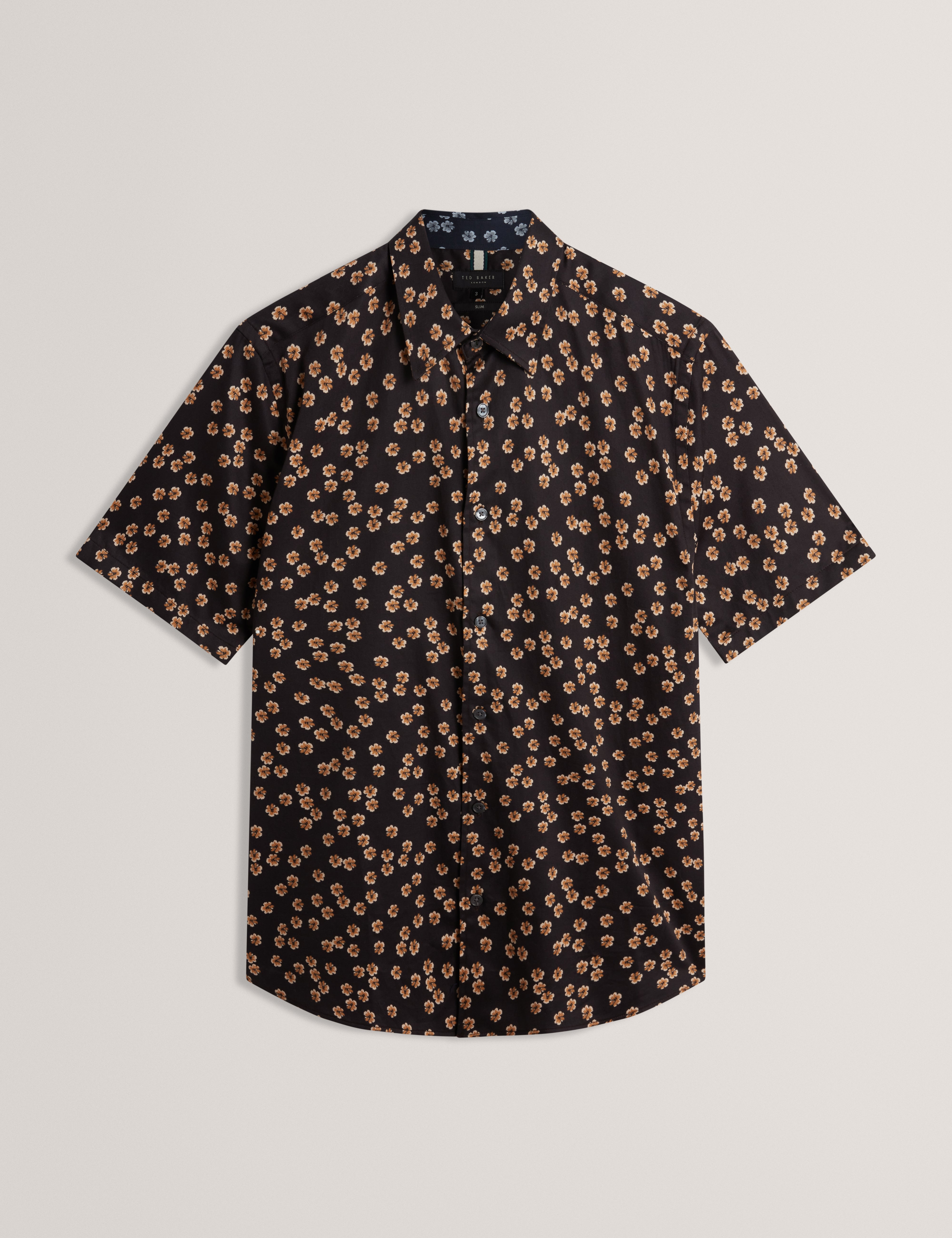 Men's NIKSHO-SS Slim Ditsy Floral Shirt