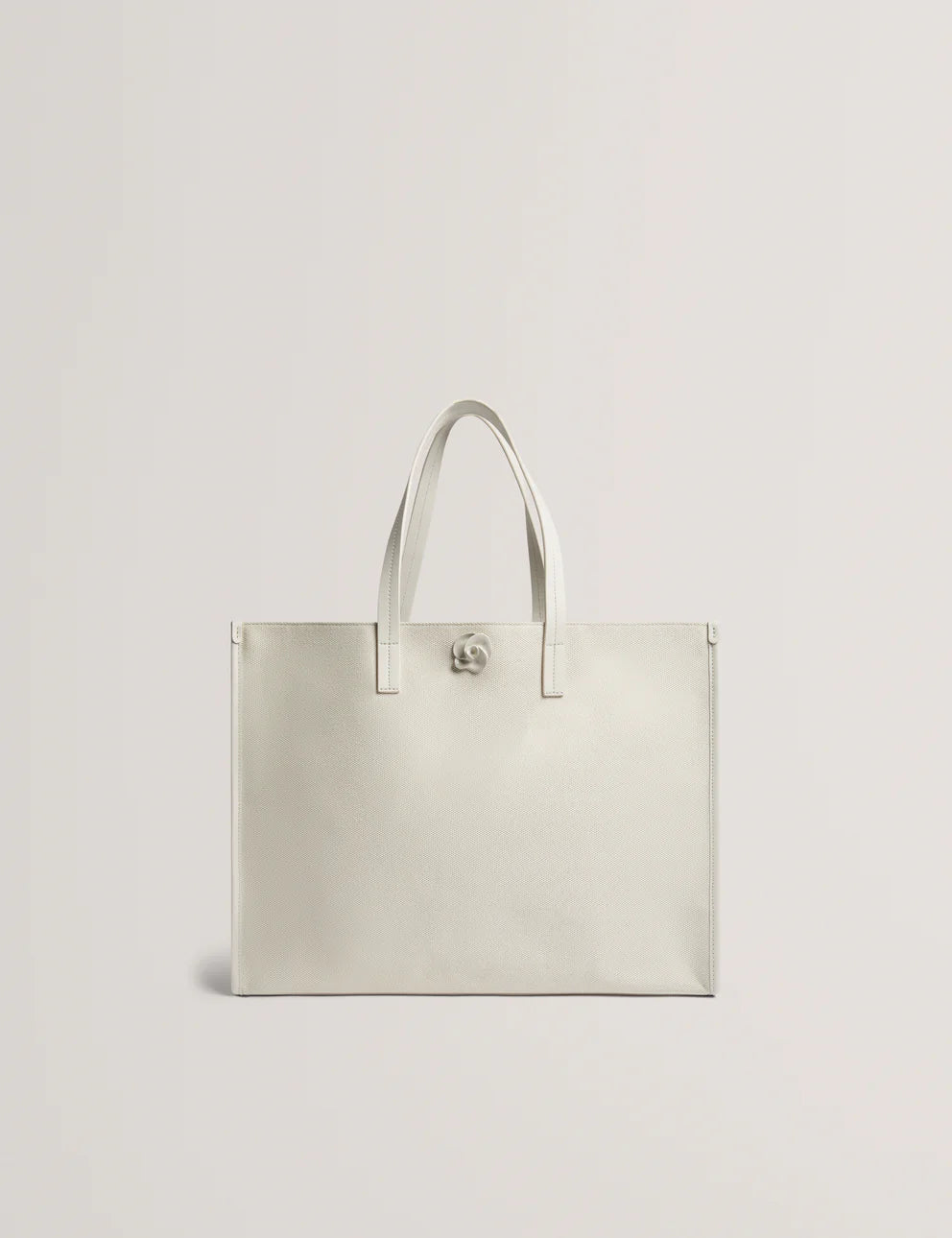 Women's AUDOS-Canvas Rose Hardware Tote Bag
