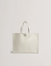 AUDOS: Canvas Rose Hardware Tote Bag