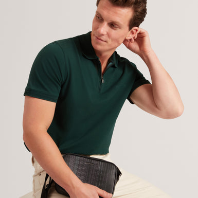 CYRILE: Branded Honeycomb Trim SS Polo