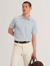 DALIMI: SS Diamond Jacquard Polo