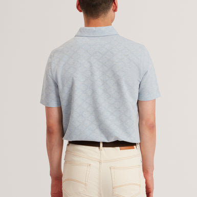 DALIMI: SS Diamond Jacquard Polo