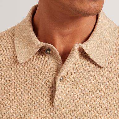 JANKO: SS Textured Knit Polo