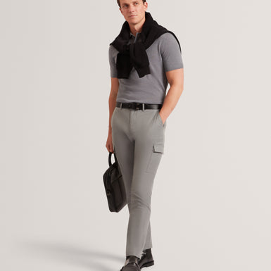CHRIESY: SS Branded Merino Knitted Polo