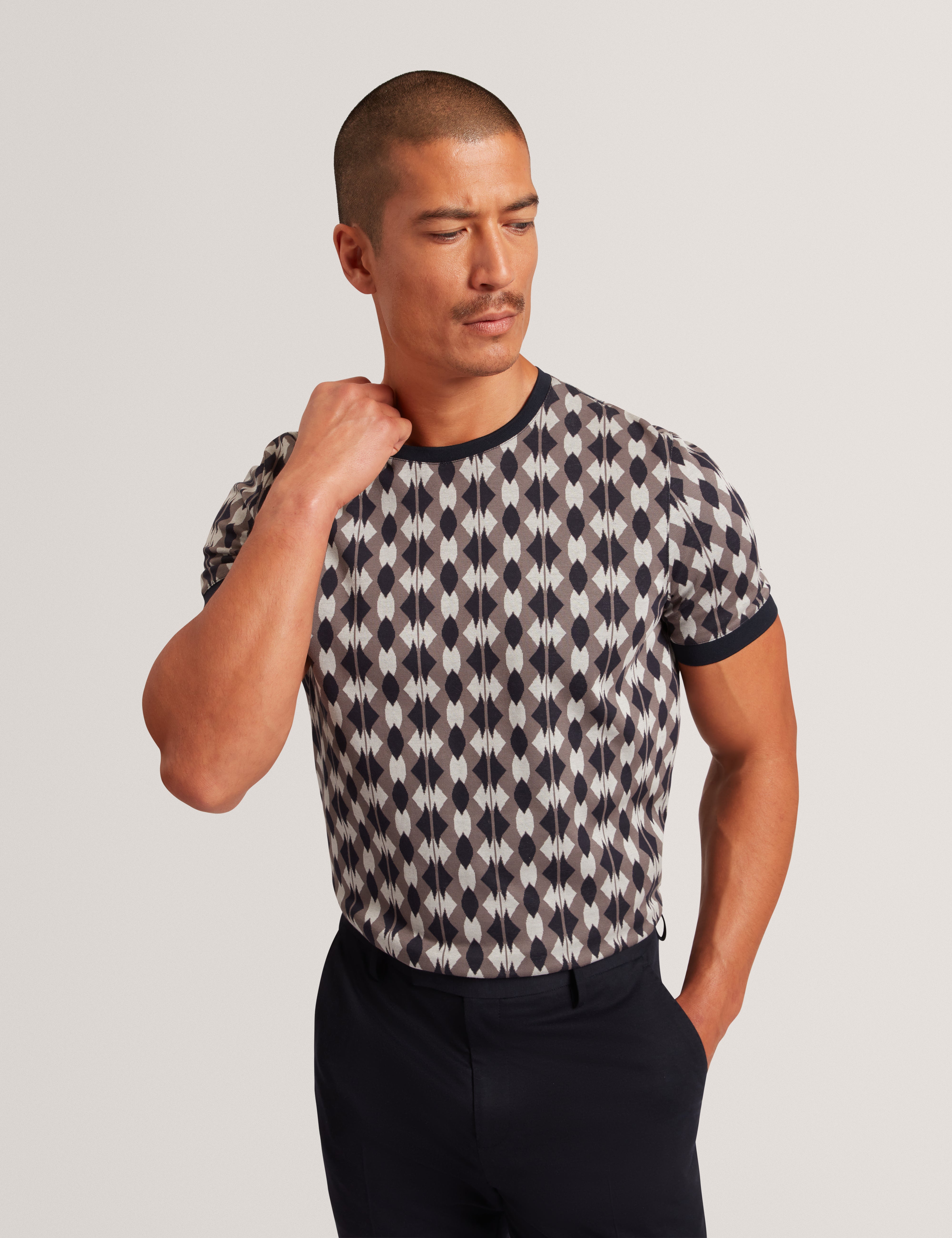 JOAA: SS Geo Jacquard T-Shirt