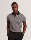 ERNIST: SS Geo Jacquard Polo
